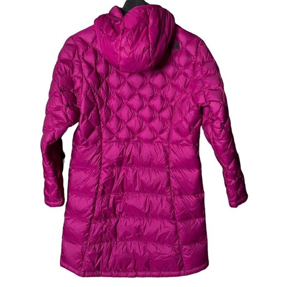The North Face Girls 550 Down Long Coat Large - Picture 4 of 5